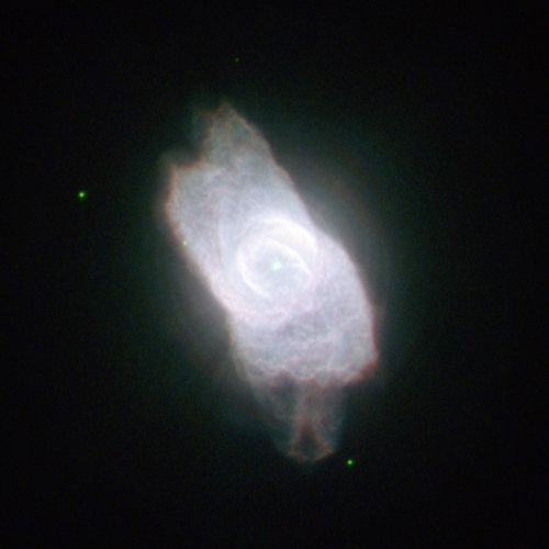Планетарная туманность NGC 6572 в созвездии Змееносца