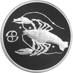 Рак монета «Рак»