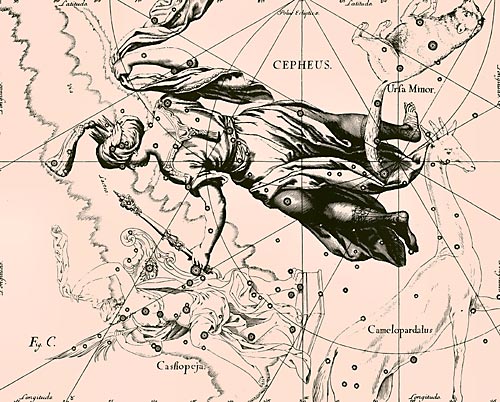 Сузір’я Цефея Сузір’я Цефея з Атласу Uranographia Яна Гевелія (1690)