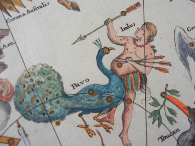 Індіанець Сузір’я Індіанець из Atlas Coelestis (1742)