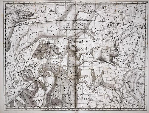 Сузір’я Єдинорога Сузір’я Єдинорога з Атласу Uranographia J. E. Bode (Берлін 1801)