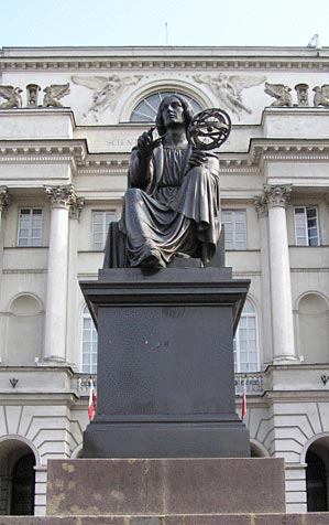 Nicolaus Copernicus Пам’ятник у Варшаві роботи Торвальдсена