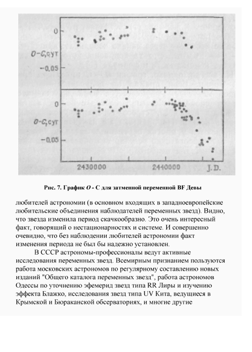 Самусь - Наблюдение переменных звезд простейшими средствами